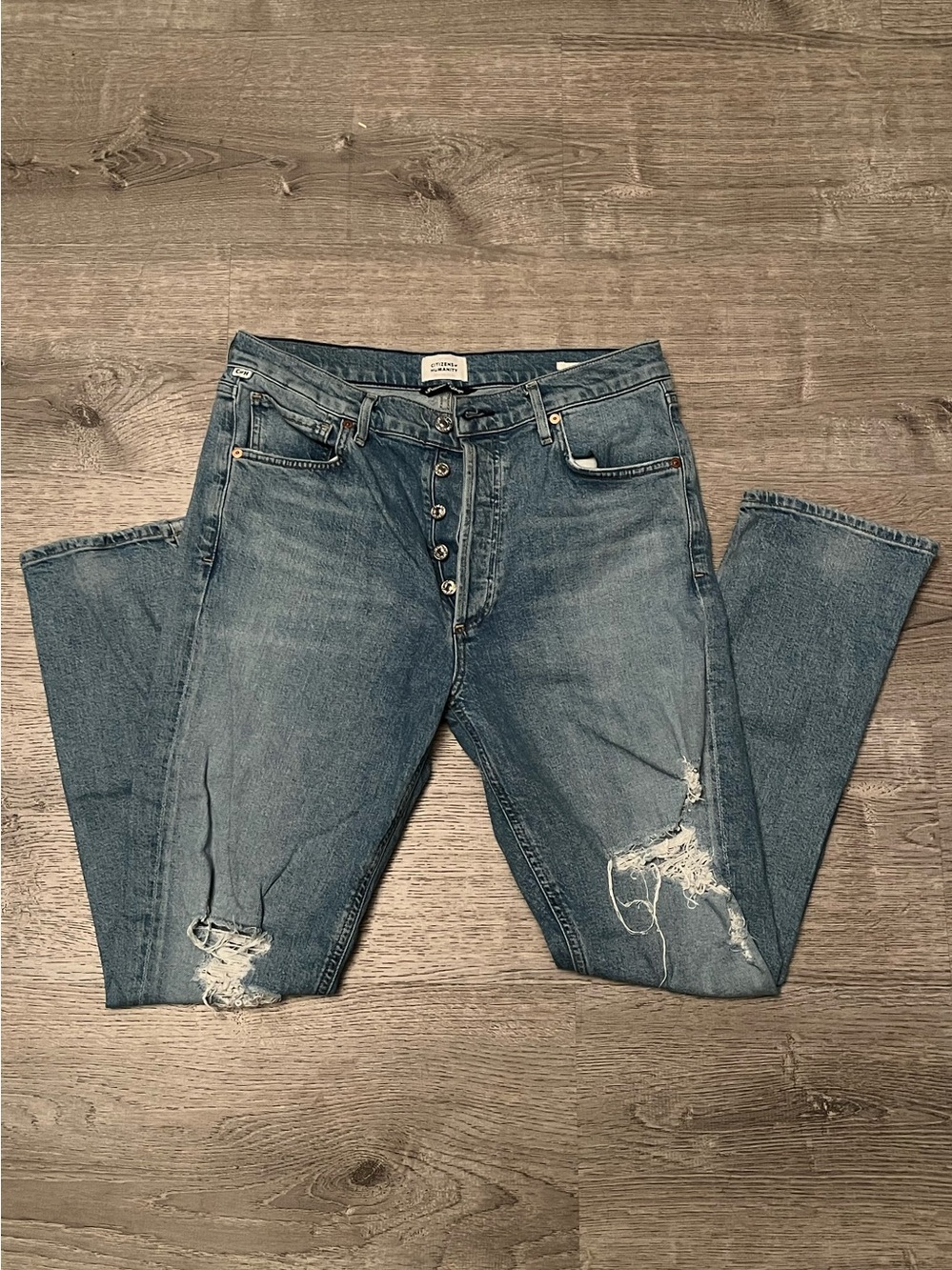 Like New Citizens of Humanity distressed jeans